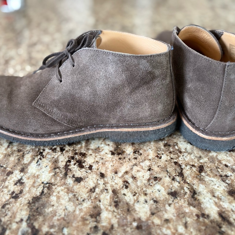 Clarks Brown Suede Desert Boots